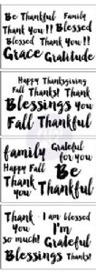 Finnabair - Mechanicals - Rub-Ons Autumn Blessings