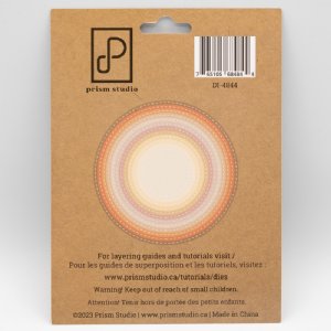 Prism Studio - Die - Nesting Stitched Circles
