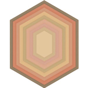 Prism Studio - Die - Nesting Double Stitched Hexagons