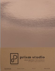 Prism Studio - Whole Spectrum Foil Cardstock - Rose Gold 