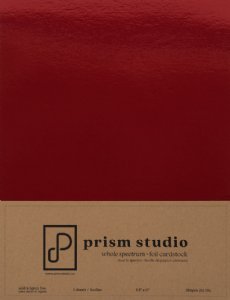 Prism Studio - Whole Spectrum Foil Cardstock - Ruby
