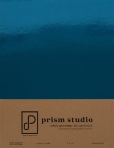 Prism Studio - Whole Spectrum Foil Cardstock - Aquamarine 