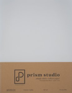 Prism Studio - 8.5x11 Vellum Paper - Simply White (10 sheet)