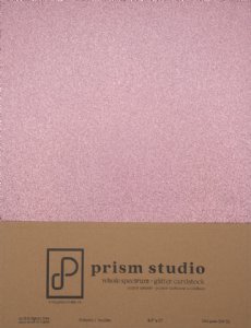 Prism Studio - 8.5x11 Whole Spectrum Glitter Cardstock - Rose Gold