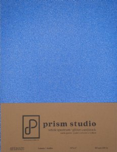Prism Studio - 8.5x11 Whole Spectrum Glitter Cardstock - Sapphire