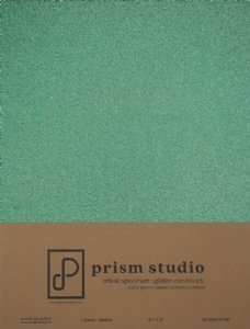 Prism Studio - 8.5x11 Whole Spectrum Glitter Cardstock - Emerald