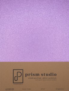 Prism Studio - 8.5x11 Whole Spectrum Glitter Cardstock - Rubellite