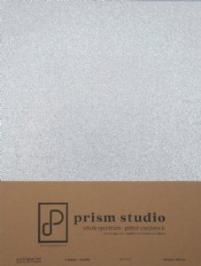 Prism Studio - 8.5x11 Whole Spectrum Glitter Cardstock - Chrome