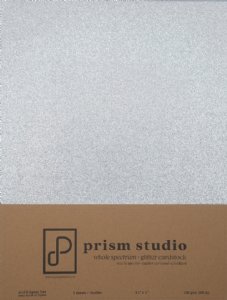 Prism Studio - 8.5x11 Whole Spectrum Glitter Cardstock - Chrome