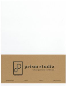 Prism - 8.5X11 Cardstock - Snowdrop