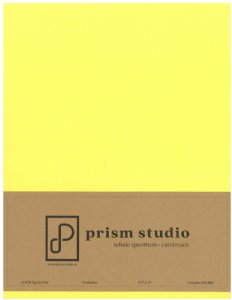 Prism - 8.5X11 Cardstock - Buttercup