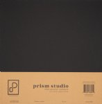 Prism Studio - 12X12 Whole Spectrum Textured Cardstock - Simply Black (25 Sheets)