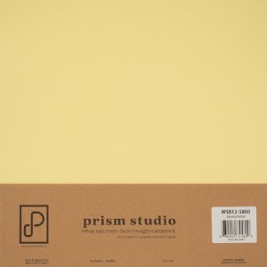 Prism Studio - 12X12 Whole Spectrum Heavyweight Cardstock - Jessamine (25 Sheets)