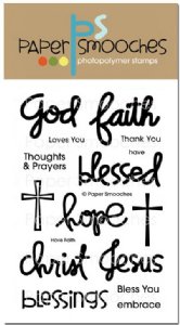 Paper Smooches - Clear Stamp - Have Faith