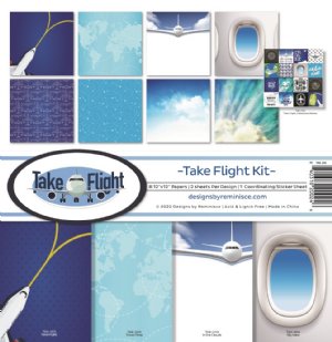 Reminisce - 12X12 Collection Kit - Take Flight