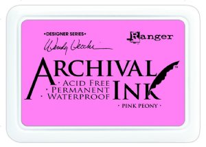 Archival Ink - Stamp Pad - Pink Peony