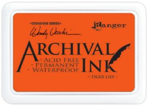 Archival Ink - Stamp Pad - Tiger Lily