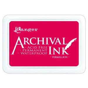 Archival Ink - Stamp Pad - Vermillion