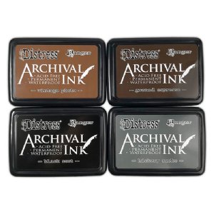 Tim Holtz - Distress Archival Ink Pad Set - Basics 