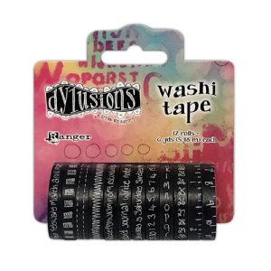 Dylusions - Washi Tape - 1/4" - Black