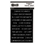 Ranger Ink - Dylusions - Bigger Back Chat Stickers - Black Set 