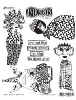 Dylusions - Cling Stamp -  Black Sheep