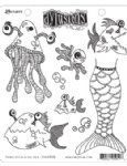 Dylusions - Cling Stamp - Plenty of Fish in the Sea