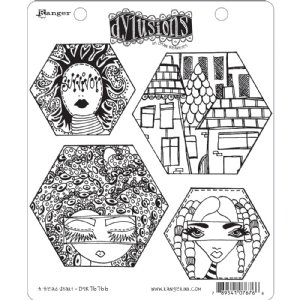 Dylusions - Cling Stamp - A Head Start