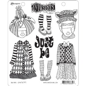 Dylusions - Cling Stamp - Just Be