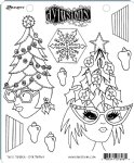 Dylusions - Cling Stamp - Tree Topper