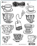 Dylusions - Cling Stamp - Fancy a Cuppa