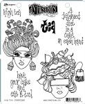 Dylusions - Cling Stamp - High Tea