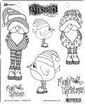 Dylusions - Cling Stamp - Just Robbin Along