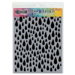 Dylusions - Stencils - Teardrops (Large)
