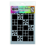 Dylusions - Stencil - Square Dance (small)