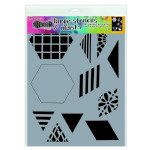 Dylusions - Stencil - 2 Inch Quilt (large)