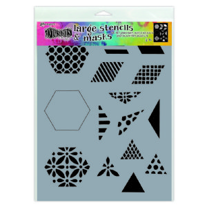 Dylusions - Stencil - 1 1/2 Inch Quilt (large)