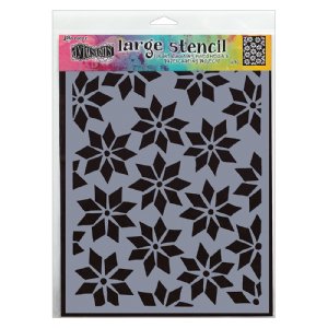 Ranger Ink - Dylusions Stencil, Large - Star Flurry