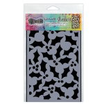 Ranger Ink - Dylusions Stencil, Small - Jolly Holly