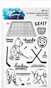 Simon Hurley - Clear Stamp - Hockey Buddies