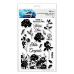 Simon Hurley - Clear Stamp - Watercolor Flowers