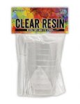 Tim Holtz - Clear Resin Mixing Cups & Stir Sticks