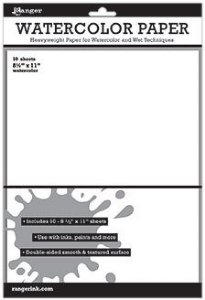 Ranger - Cardstock - Watercolor cardstock (8.5 X 11)