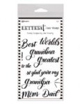 Letter It - Clear Stamp -  Family