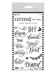 Letter It - Clear Stamp -  Friendship