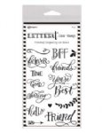 Letter It - Clear Stamp -  Friendship