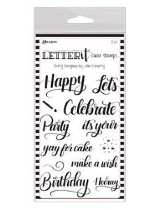 Letter It - Clear Stamp -  Party