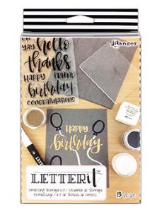 Ranger - Embossing Technique Kit - Letter It