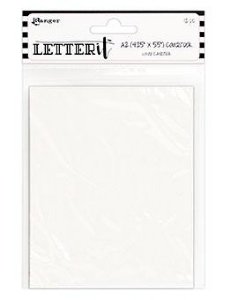 Letter It  - Cardstock Panels - White (4.25" x 5.5")