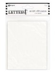 Letter It  - Cardstock Panels - White (4.25" x 5.5")